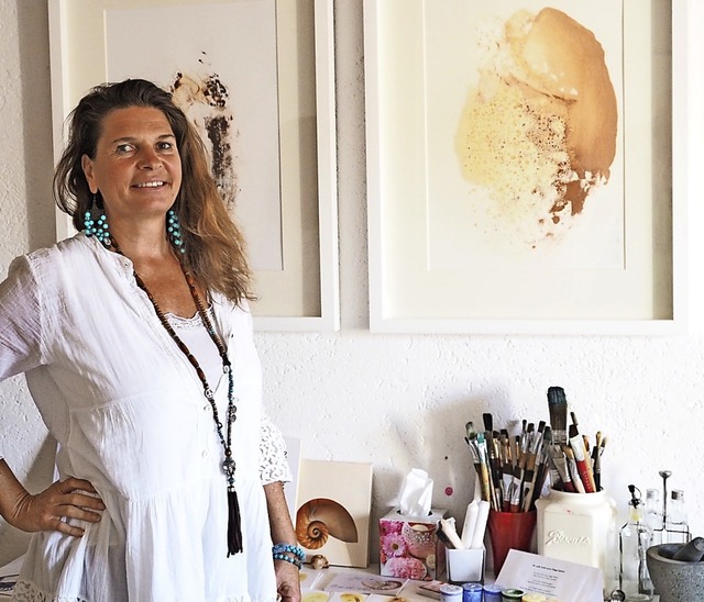 In Patricia Aymara Bailers Atelier dreht sich alles um Kunst und Kreativitt.  | Foto: Jutta Geiger