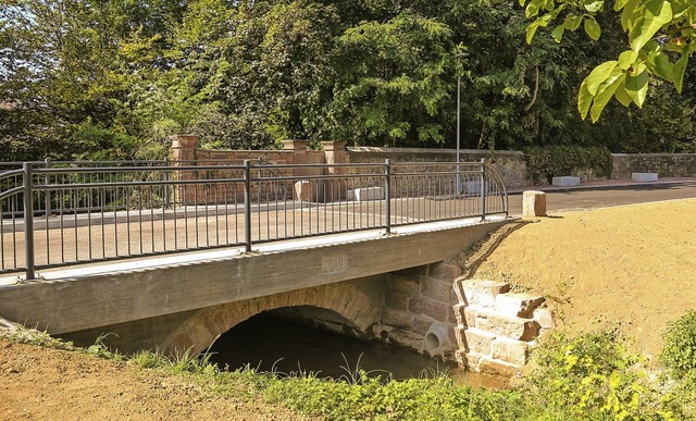 Die Umrank-Brcke ist saniert.  | Foto: Sandra Decoux-Kone