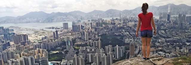 Faszinierend: der Blick ber Hongkong.   | Foto: Privat 