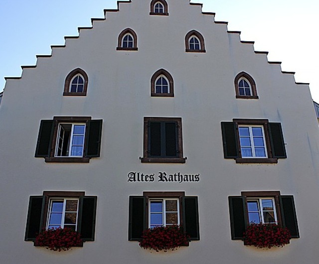 Altes Rathaus, neuer Schriftzug  | Foto: Victoria Langelott
