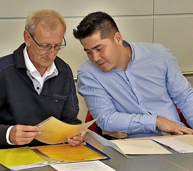 Pfarrer Ulrich Gampert und Reza Jafari  | Foto: Benjamin Liss (dpa)