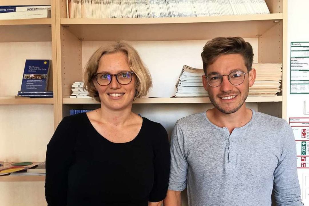 Mareike Blum und Manuel Lmmle von Scientists for Future  | Foto: Privat