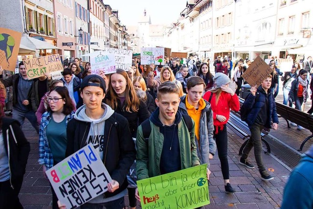 Fridays for Future: Die nchste Demo f...a-Demo (Bild) fand im Mrz 2019 statt.  | Foto: Peter Rosa