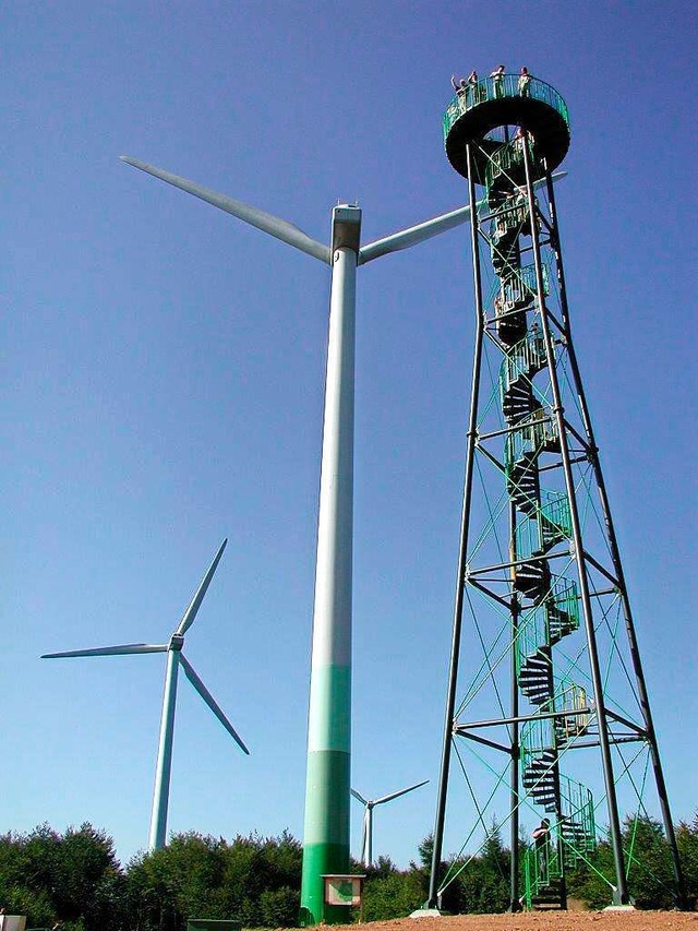 Der 28 Meter hohe Turm  | Foto: Stadt Ettenheim