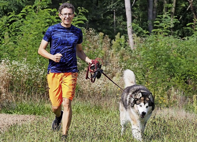 Wer gerne mit seinem Hund in der Natur...Cito Distanzlauf in Griheim richtig.   | Foto: Jutta Geiger