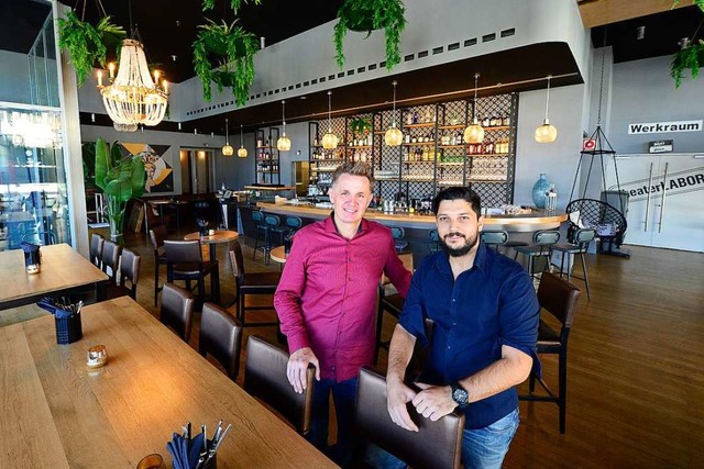 Jos  Garca (rechts) und Thomas Rauhut im &#8222;La Culinaria&#8220;  | Foto: Ingo Schneider