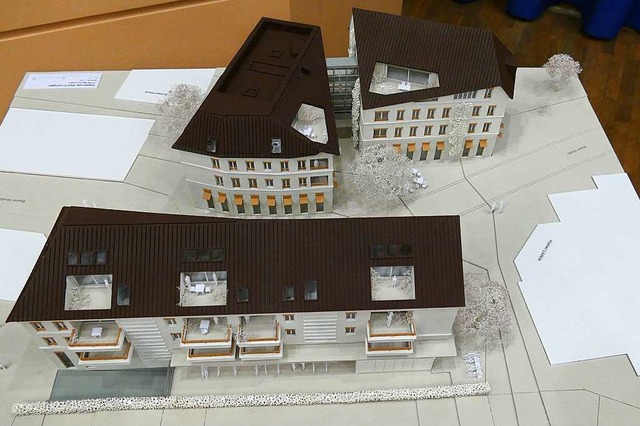 Modell der neuen Stadtmitte  | Foto: Hans-Peter Mller