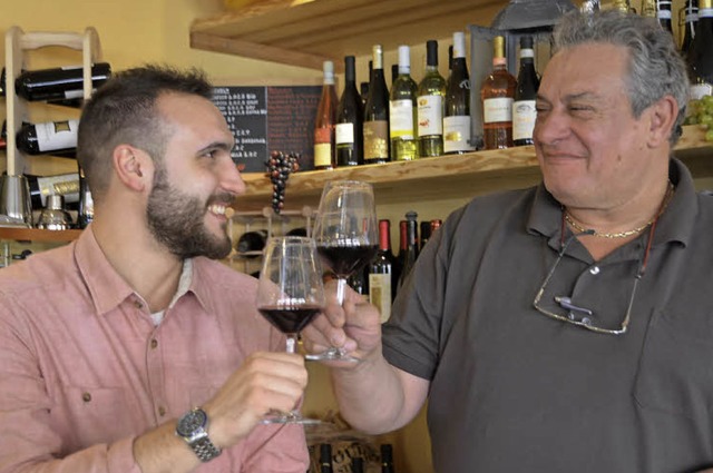 Gianmaria Stefan und Luigi di Poi (von...zialitten aus der Gegend um Venedig.   | Foto: Mller