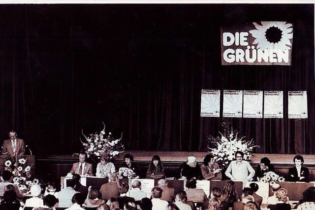 Der Grndungsparteitag in Sindelfingen am 30. September 1979  | Foto: Bndnis 90/Die Grnen Baden-Wrttemberg