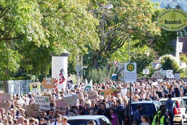 Fotos: 2000 Menschen demonstrieren in Offenburg fr die Klimawende