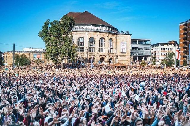 Liveticker zum Nachlesen: Mehr als 20.000 Menschen gehen in Freiburg frs Klima auf die Strae