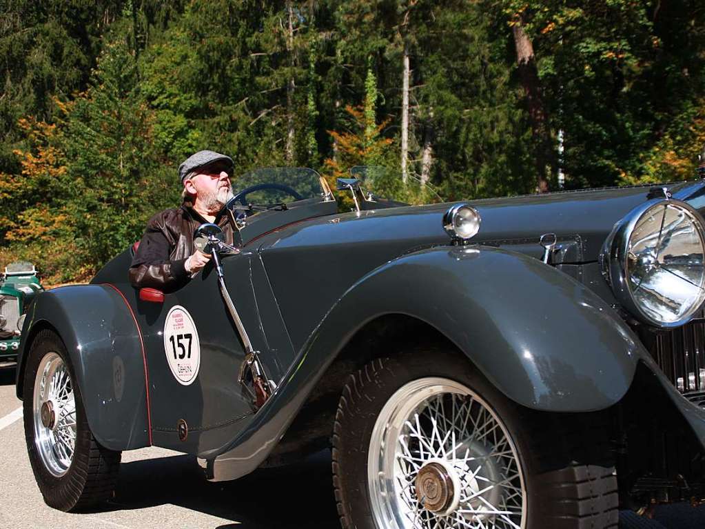 Viel zu sehen gibt es fr die Zuschauer beim Oldtimer-Rennen Eggberg Klassik 2019 in Bad Sckingen.