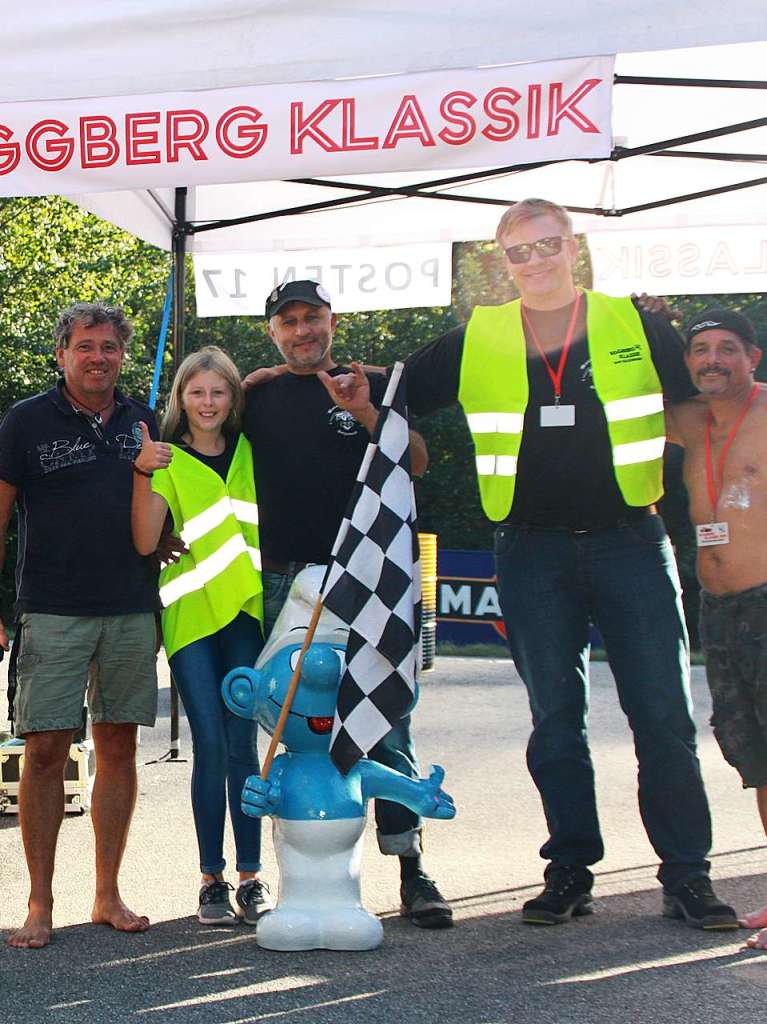 Viel zu sehen gibt es fr die Zuschauer beim Oldtimer-Rennen Eggberg Klassik 2019 in Bad Sckingen.