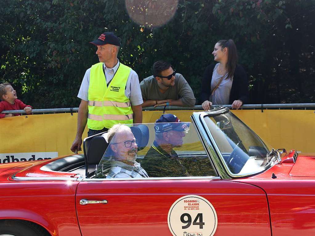 Viel zu sehen gibt es fr die Zuschauer beim Oldtimer-Rennen Eggberg Klassik 2019 in Bad Sckingen.