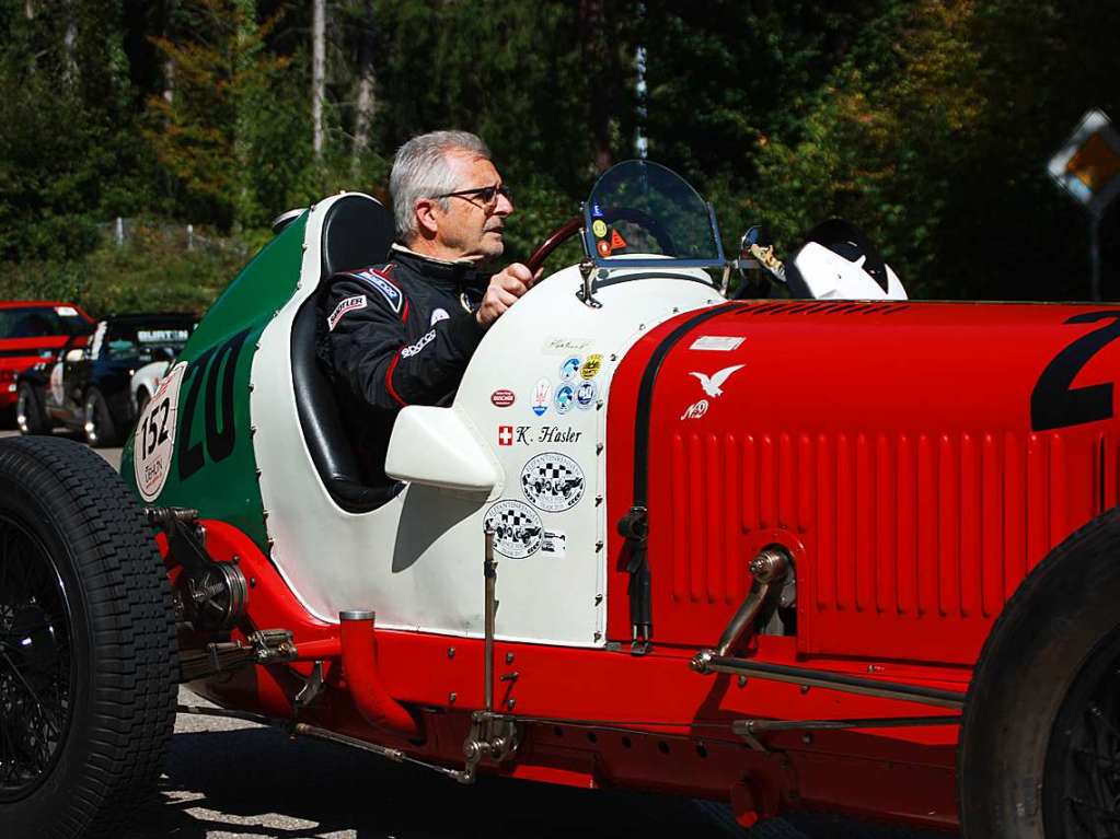 Viel zu sehen gibt es fr die Zuschauer beim Oldtimer-Rennen Eggberg Klassik 2019 in Bad Sckingen.