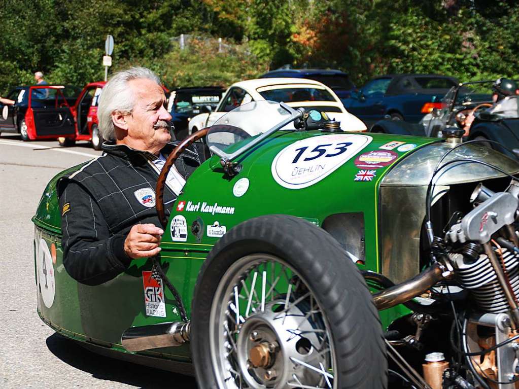 Viel zu sehen gibt es fr die Zuschauer beim Oldtimer-Rennen Eggberg Klassik 2019 in Bad Sckingen.