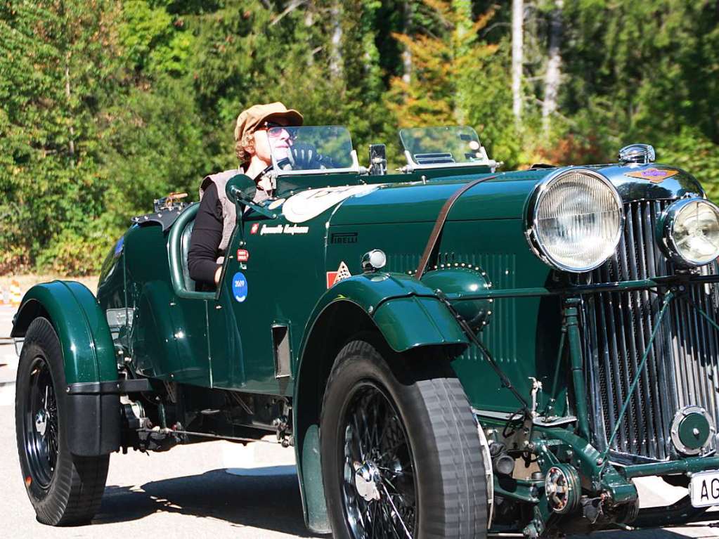 Viel zu sehen gibt es fr die Zuschauer beim Oldtimer-Rennen Eggberg Klassik 2019 in Bad Sckingen.