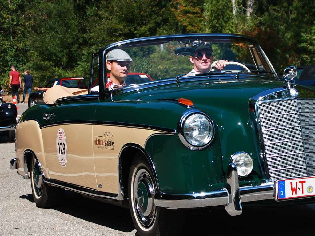 Viel zu sehen gibt es fr die Zuschauer beim Oldtimer-Rennen Eggberg Klassik 2019 in Bad Sckingen.