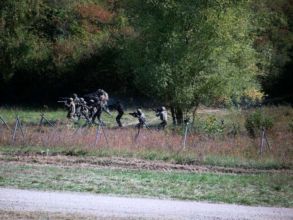 Die Deutsch-Franzsische Brigade stellte sich am Samstag beim Tag der offenen Tr der ffentlichkeit vor.<?ZP?>
