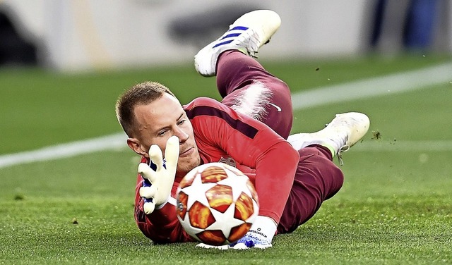 In Aktion: Marc-Andr ter Stegen   | Foto: JOSE JORDAN (AFP)