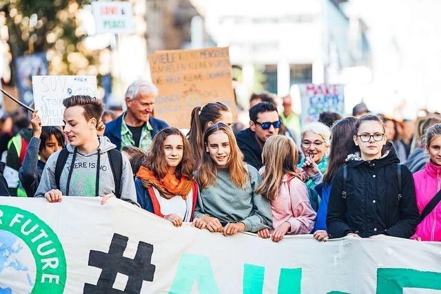 Mehr als 20.000 streiken in Freiburg lautstark und bunt fürs Klima
