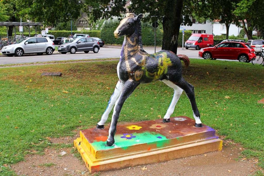 Das Holbeinpferd zeigt seine dunkle Seite.  | Foto: Luisa Joa