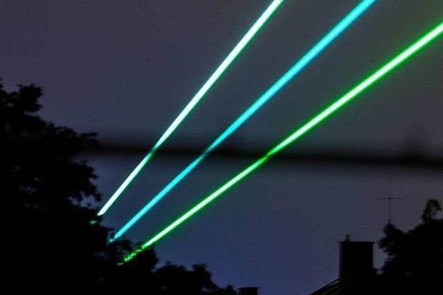 Fraunhofer-Gesellschaft schickt eine Woche Laserstrahlen über Freiburg