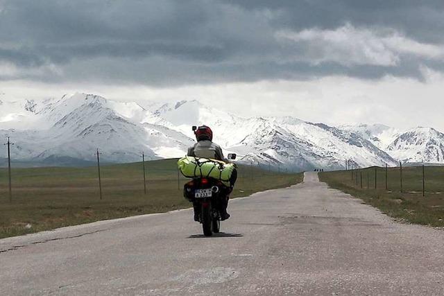 Fernreisende spricht im Friedrichsbau ber ihren Roadmovie 