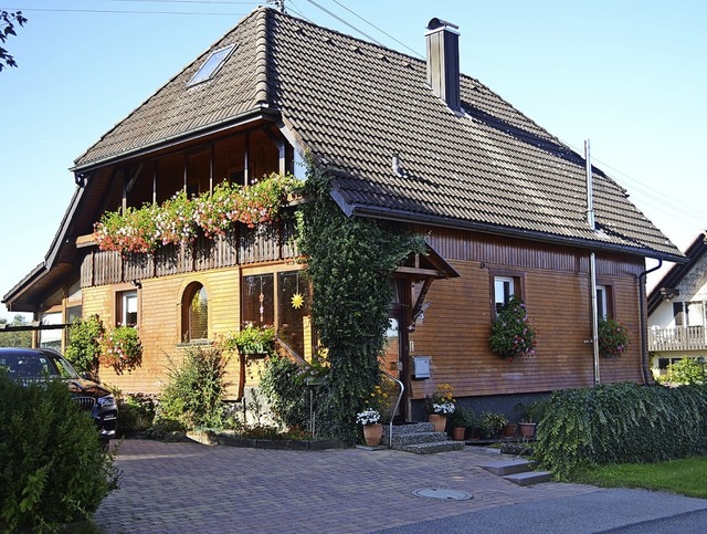 Das Wohnhaus, das sich Hugo Grner sei...egenber dem Elternhaus gebaut hatte.   | Foto: Liane Schilling