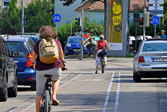 Der Unfall ereignete sich auf der Merzhauser Strae (Symbolbild)  | Foto: Michael Bamberger