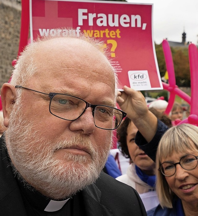 Kardinal Reinhard Marx in Fulda  | Foto: Frank Rumpenhorst (dpa)