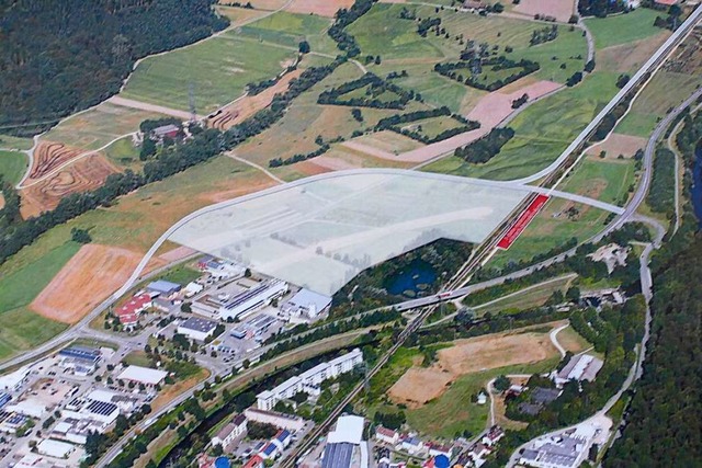 Fr den Bau des Zentralklinikums muss ...zt mehr als 1,5 Millionen Euro teurer.  | Foto: Stadt Lrrach