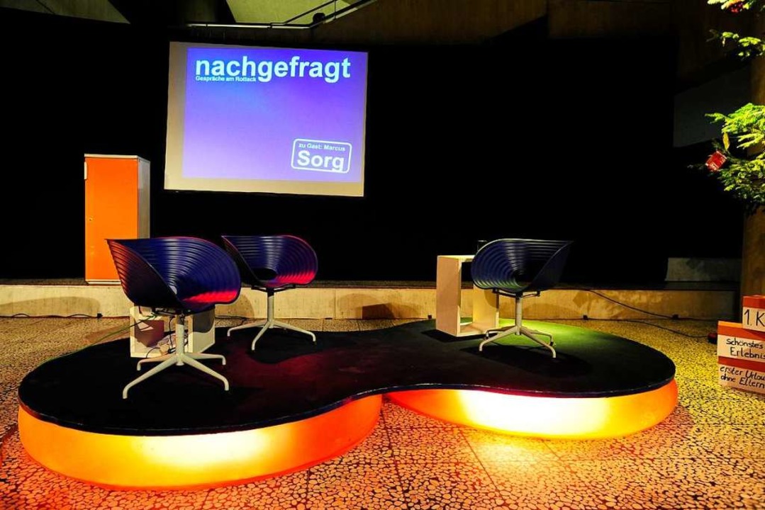 Auf dieser Bhne  wird  Pippo Pollina ... der Schlerinnen und Schler stellen.  | Foto: Ingo Schneider