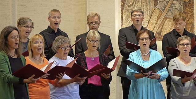 Geistliche und weltliche Chorstze und...onntagsmatinee in der Christuskirche.   | Foto: Roswitha Frey