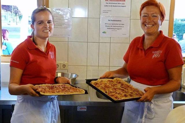 Gute Laune herrschte beim Zwiebelkuchenfest in Wasenweiler