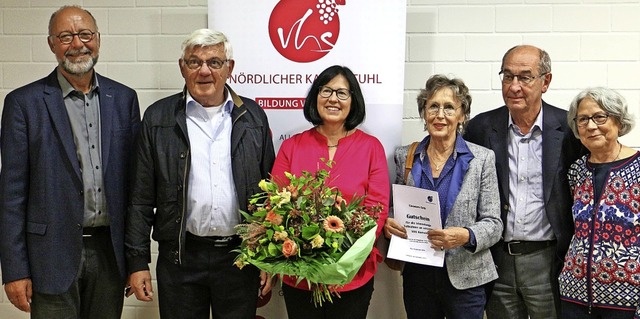 Abschied von langjhrigen Vorstandsmit...re Orth, Roland Baecke und Maria Lang.  | Foto: Ruth Seitz