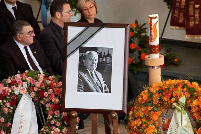 Trauerfeier zur Beerdigung von Franz Keller in der Kirche in Oberbergen  | Foto: Gerold Zink