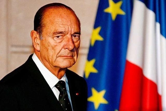 Franzsischer Ex-Prsident Chirac gestorben