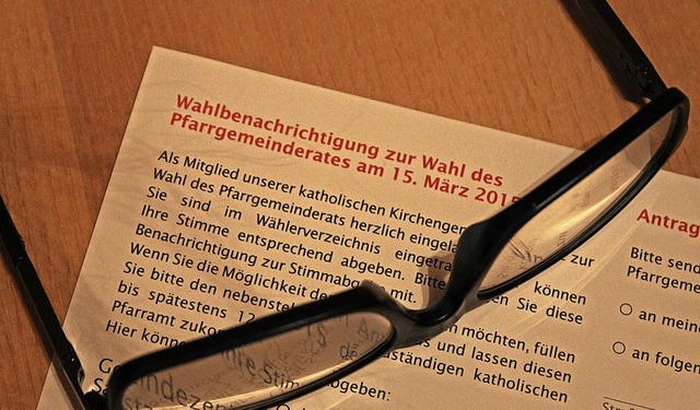 Kirchliches Engagement wird fr Wahlen zum Pfarrgemeinderat gesucht.  | Foto: Cornelia Liebwein