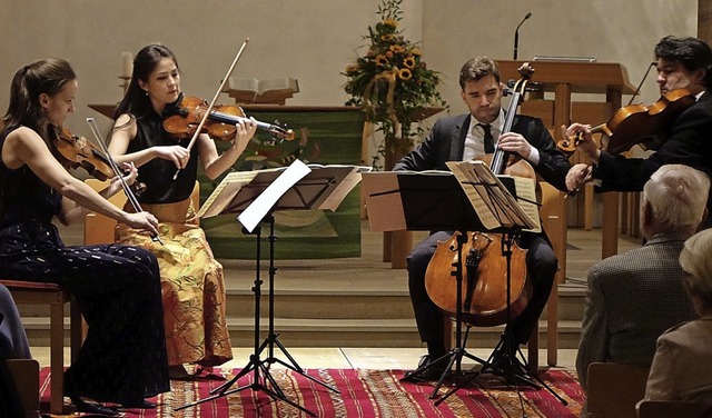 Bewegende Schostakowitsch-Interpretation: das Minetti Quartett  | Foto: Roswitha Frey