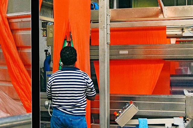 Im April 2020 stellt die Textilveredelung Dreilndereck ihren Betrieb ein.  | Foto: Dreilndereck Textilveredelungs GmbH