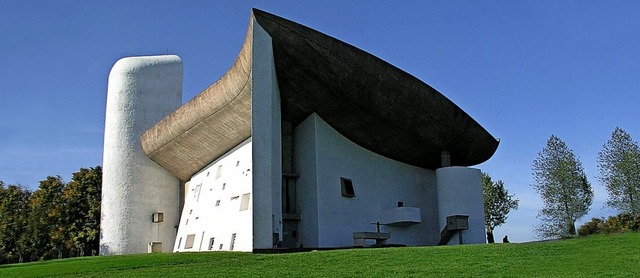 Notre-Dame-du-Haut in Ronchamp, geschaffen von Le Corbusier  | Foto: Manfred Beathalter