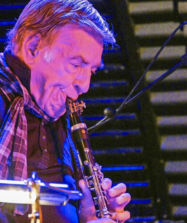 Rolf Khn 2017 im Freiburger Jazzhaus.   | Foto: Wolfgang Grabherr