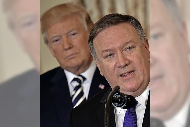 Druck auf Pompeo