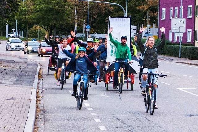 Seit fnf Jahren demonstriert eine Initiative jeden Monat fr besseren Radverkehr in Lrrach