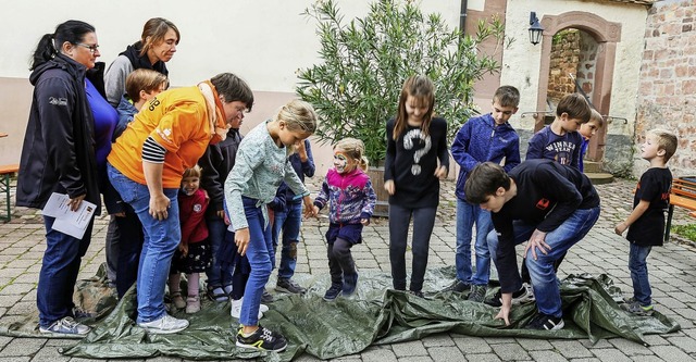 Allerhand Aktionen zum Mitmachen  sorg...viel Spa, vor allem bei den Kindern.   | Foto: Sandra Decoux-Kone