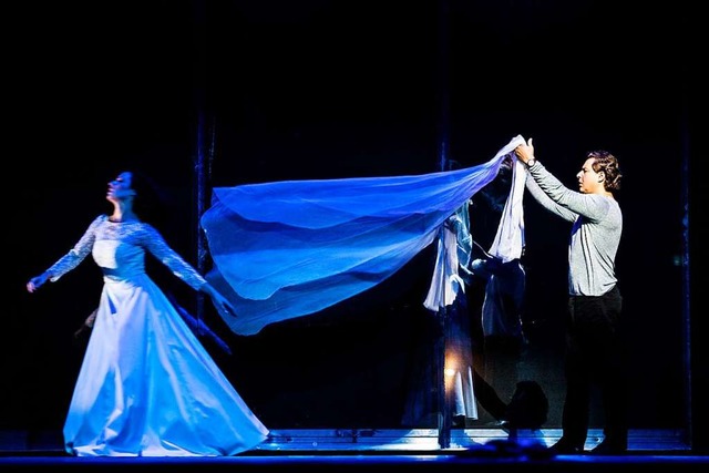 Ach, ich habe sie verloren: Eurydice e... Orphe in John Neumeiers Inszenierung  | Foto: Kiran West