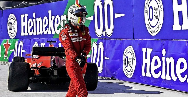 Vorzeitiger Dienstschluss fr Sebastian Vettel  | Foto: Angela Baldo (dpa)