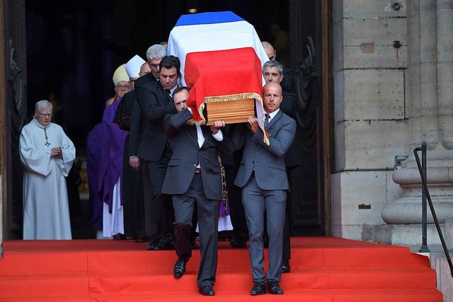 Trauerfeier fr Frankreichs ehemaligen Prsidenten Chirac  | Foto: ERIC FEFERBERG (AFP)
