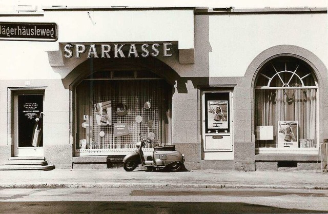 Von 1962 bis 1968 hatte die Stdtische...Gasthaus &#8222;Schwanen&#8220; liegt.  | Foto: Archiv Hans Sigmund